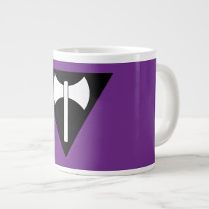 SlipperyJoe lesbische Pride-Flagge starke schwule Jumbo-Tasse