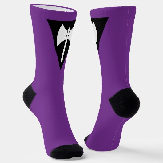 SlipperyJoe lesbische Pride-Flagge starke schwule Socken (Gewinkelt)