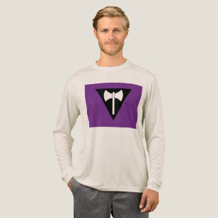 SlipperyJoe lesbische Pride-Flagge starke schwule  Tri-Blend Shirt