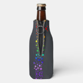 SlipperyJoe Liebe Blasen rot-orange-gelb-grün c Flaschenkühler (Flasche Rückseite)