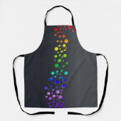 SlipperyJoe Liebe Blasen rot-orange-gelb-grün c Schürze (Vorderseite)