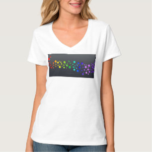 SlipperyJoe Liebe Blasen rot-orange-gelb-grün c T-Shirt