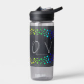 SlipperyJoe Liebe Blasen rot-orange-gelb-grün c Trinkflasche (Links)