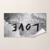 SlipperyJoe-Liebe hat keine Hautfarbe Badhandtuch Set (Handtuch)