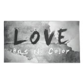 SlipperyJoe-Liebe hat keine Hautfarbe Kissenbezug (Rückseite)