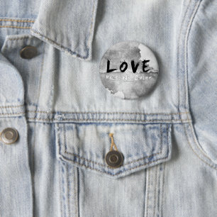 SlipperyJoe Liebe hat keine Hautfarbe Rassen-Hautt Button