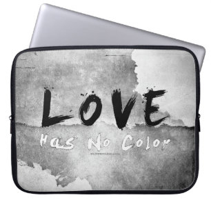 SlipperyJoe Liebe hat keine Hautfarbe Rassengrenze Laptopschutzhülle