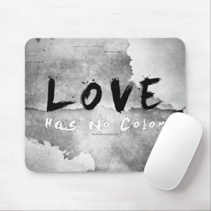 SlipperyJoe Liebe hat keine Hautfarbe Rassengrenze Mousepad