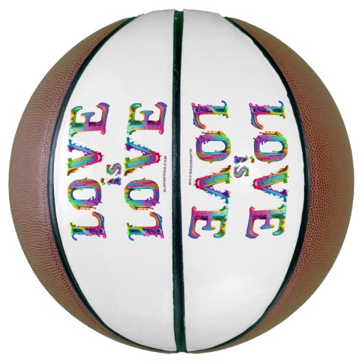 SlipperyJoe Liebe ist Liebe tropfend schmelzend dy Basketball (Vertikal)