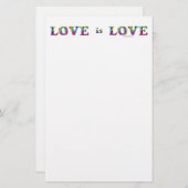 SlipperyJoe Liebe ist Liebe tropfend schmelzend dy Briefpapier (Vorne/Hinten)