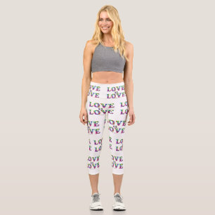 SlipperyJoe Liebe ist Liebe tropfend schmelzend dy Capri Leggings