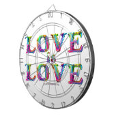 SlipperyJoe Liebe ist Liebe tropfend schmelzend dy Dartscheibe (Vorderseite rechts)