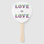 SlipperyJoe Liebe ist Liebe tropfend schmelzend dy Fächer (Vorderseite)