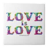 SlipperyJoe Liebe ist Liebe tropfend schmelzend dy Fliese (Vorderseite)