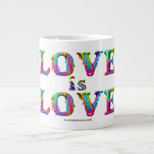 SlipperyJoe Liebe ist Liebe tropfend schmelzend dy Jumbo-Tasse