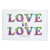 SlipperyJoe Liebe ist Liebe tropfend schmelzend dy Kissenbezug (Rückseite)