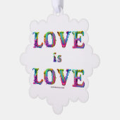 SlipperyJoe Liebe ist Liebe tropfend schmelzend dy Ornament Karte (Linke Ecke)