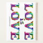 SlipperyJoe Liebe ist Liebe tropfend schmelzend dy Planer (Rückseite)