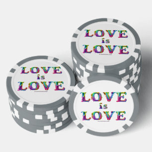 SlipperyJoe Liebe ist Liebe tropfend schmelzend dy Pokerchips