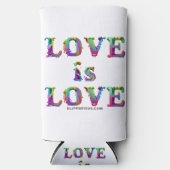 SlipperyJoe Liebe ist Liebe tropfend schmelzend dy Selters Dosenkühler (Vorderseite)