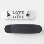 SlipperyJoe Liebe ist Liebe tropfend schmelzend dy Skateboard (Horizontal)
