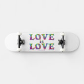 SlipperyJoe Liebe ist Liebe tropfend schmelzend dy Skateboard (Horizontal)