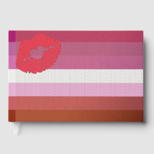 SlipperyJoe Lippenstift lesbische Pride-Flagge fem Gästebuch