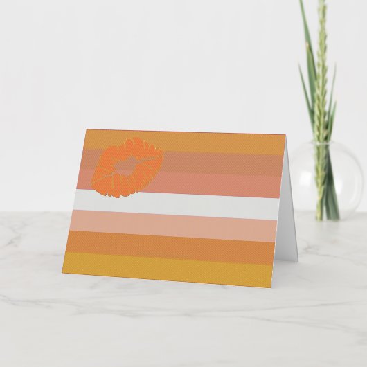 SlipperyJoe Lippenstift Lesbische Strichflagge Fem (Vorderseite)