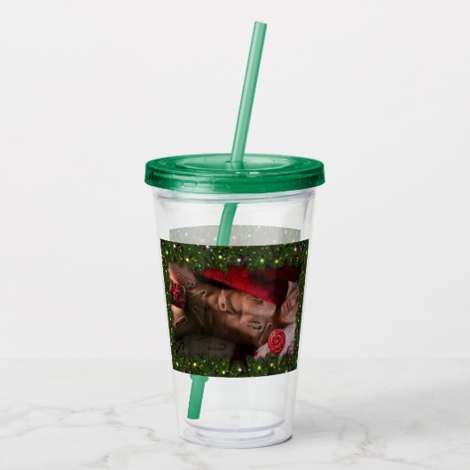 SlipperyJoe männliche Brustkorb Sechserpack Bauchs Acryltrinkbecher (Rückseite)