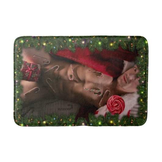 SlipperyJoe männliche Brustkorb Sechserpack Bauchs Badematte (Vorderseite)