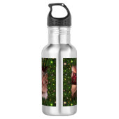 SlipperyJoe männliche Brustkorb Sechserpack Bauchs Edelstahlflasche (Rückseite)