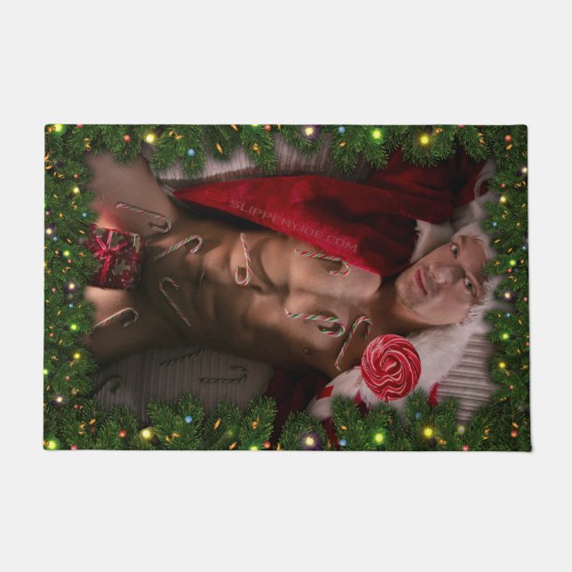 SlipperyJoe männliche Brustkorb Sechserpack Bauchs Fußmatte (Vorderseite)