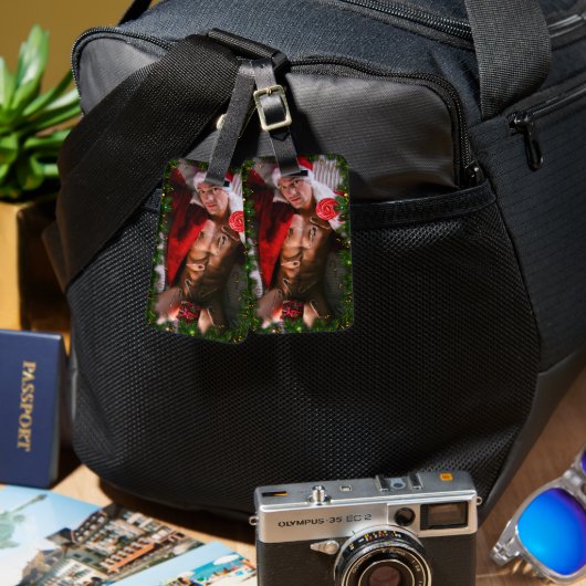 SlipperyJoe männliche Brustkorb Sechserpack Bauchs Gepäckanhänger (Vorderseite & Rückseite)