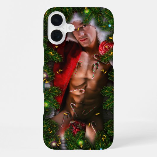 SlipperyJoe männliche Brustkorb Sechserpack Bauchs iPhone Hülle (Rückseite)
