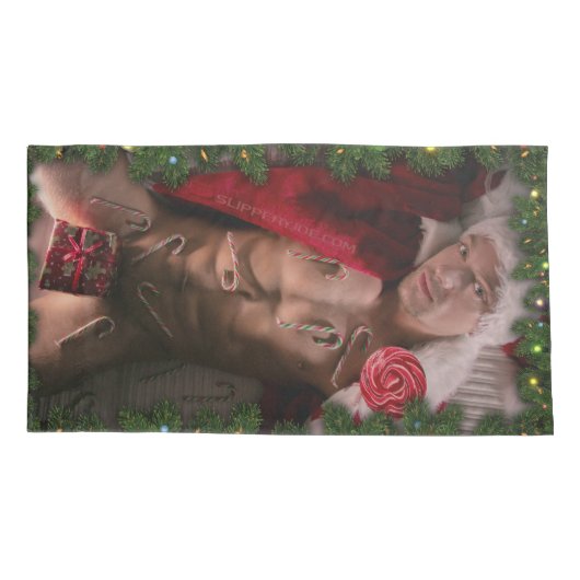 SlipperyJoe männliche Brustkorb Sechserpack Bauchs Kissenbezug (Rückseite)