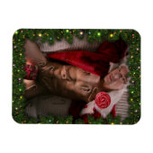 SlipperyJoe männliche Brustkorb Sechserpack Bauchs Magnet (Horizontal)