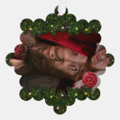 SlipperyJoe männliche Brustkorb Sechserpack Bauchs Ornament Karte (Vorderseite)