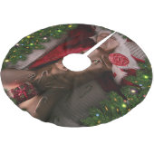 SlipperyJoe männliche Brustkorb Sechserpack Bauchs Polyester Weihnachtsbaumdecke (Schrägansicht)