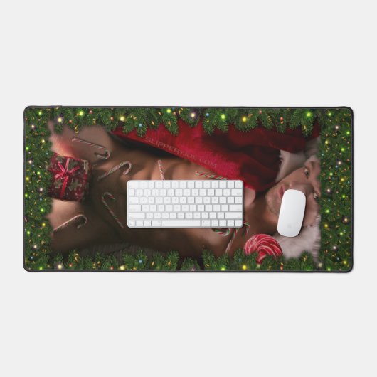 SlipperyJoe männliche Brustkorb Sechserpack Bauchs Schreibtischunterlage (Tastatur & Maus)