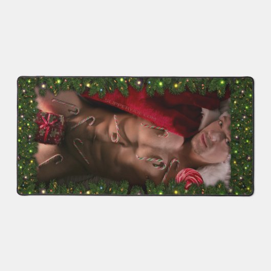 SlipperyJoe männliche Brustkorb Sechserpack Bauchs Schreibtischunterlage (Vorderseite)