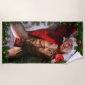 SlipperyJoe männliche Brustkorb Sechserpack Bauchs Strandtuch (Vorderseite)