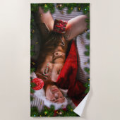 SlipperyJoe männliche Brustkorb Sechserpack Bauchs Strandtuch (Vorderseite)