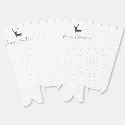 SlipperyJoe Merry Weihnachtsrentiere rote Nase ant Geschenkschachtel (Ungeklappt)