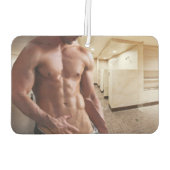 SlipperyJoe-Muschelmuskulatur-Armbanduhr Autolufterfrischer (Rückseite)