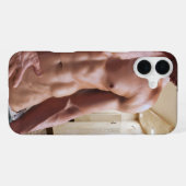 SlipperyJoe-Muschelmuskulatur-Armbanduhr iPhone Hülle (Rückseite (Horizontal))