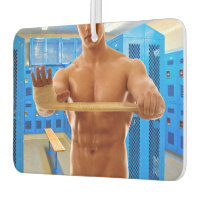 SlipperyJoe Musculus man abs locker Raum gekachelt