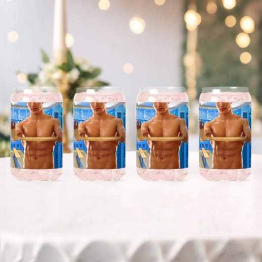 SlipperyJoe Musculus man abs locker Raum gekachelt Dosenglas (Insitu (Hochzeit))