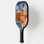 SlipperyJoe Musculus man abs locker Raum gekachelt Pickleball Schläger (Links)