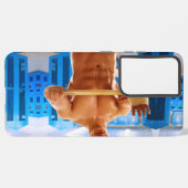 SlipperyJoe Musculus man abs locker Raum gekachelt Samsung Galaxy Hülle (Linke Seite)