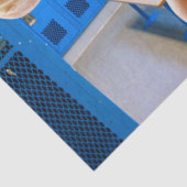 SlipperyJoe Musculus man abs locker Raum gekachelt Seidenpapier (Detail)